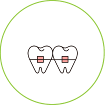歯並び矯正のアイコン