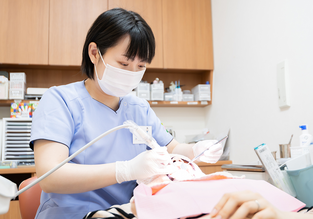 蟹江町(愛知県)の歯医者、あじさいデンタルクリニックの予防歯科